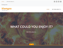 Tablet Screenshot of mamgoo.com